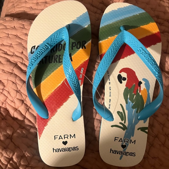 NWT FARM x Havaianas Flip Flop - Picture 2 of 4
